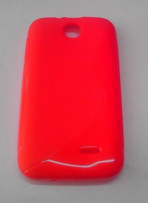 Силиконови гърбове Силиконови гърбове за HTC Силиконов гръб ТПУ S-CASE за HTC Desire 310 червен